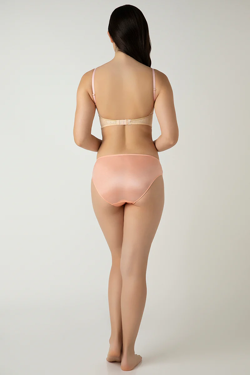 Femme Lace Padded Non-Wired Longline Bra - Image 7